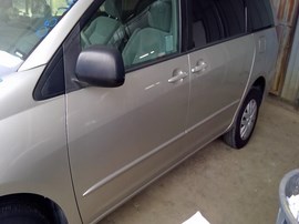 2005 TOYOTA SIENNA, SILVER, LE MODEL, 3.3L, FWD, AT.  Z26278